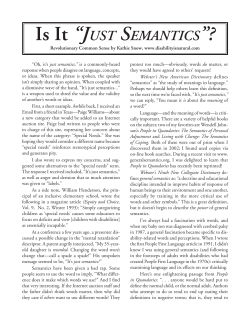 B-22:Is it Just Semantics