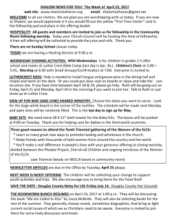 here - Shalom Lutheran Church