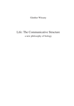 Theory of Communicative Nature