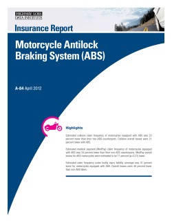 Motorcycle Antilock Braking System (ABS)