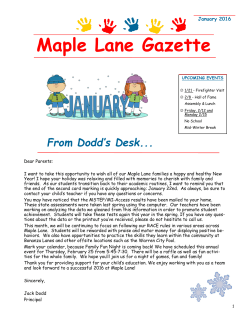Maple Lane Gazette