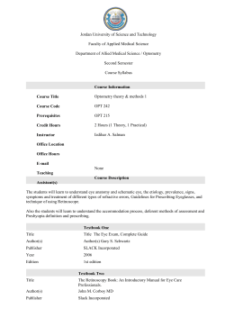 Jordan University of Science and Technology Faculty of Applied