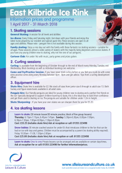 Price list - South Lanarkshire Leisure and Culture