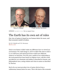 Anthropocentrism