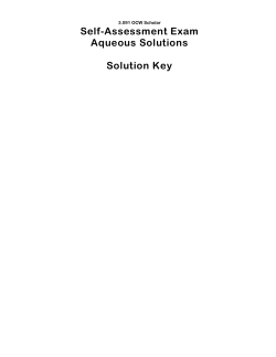 Exam solutions key - MIT OpenCourseWare