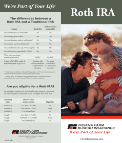Roth IRA - Indiana Farm Bureau Insurance