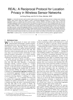 REAL: A Reciprocal Protocol for Location Privacy in