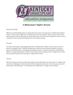 Midsummer Writing Prompts