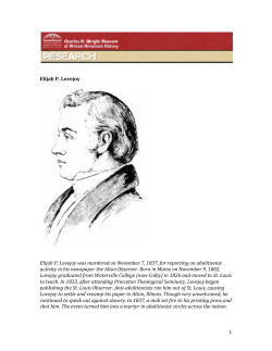 Elijah P Lovejoy People UGRR Final