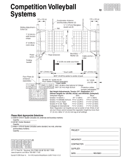 Competition Volleyball Systems