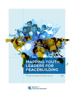 Mapping Youth Leaders for Peacebuilding