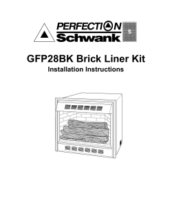 GFP28BK Brick Liner Kit