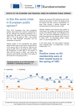 Eurobarometer - 40 years