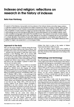 111 - The Indexer - The International Journal