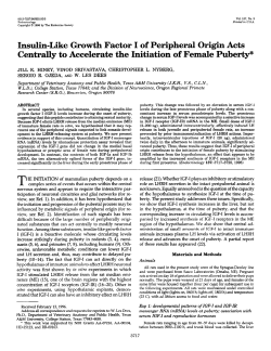 Insulin-Like Growth Factor I of Peripheral Origin Acts Centrally to