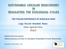 A farmer`s approach in regulating the ecological cycles