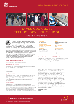 James Cook Boys High School profile