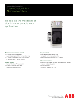 Aztec 600 Aluminium Analyzer
