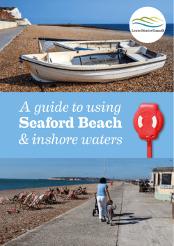 Guide to using Seaford Beach
