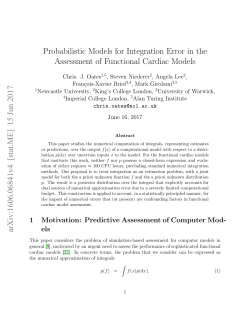 Probabilistic Integration and Intractable Distributions arXiv