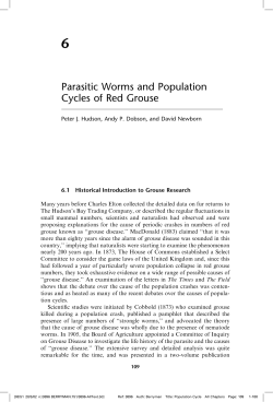 Parasitic Worms and Population Cycles of Red Grouse