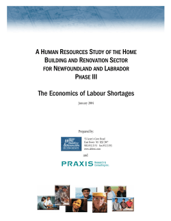 The Economics of Labour Shortages &ndash; January 2004