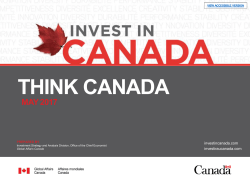 Think Canada - Affaires mondiales Canada