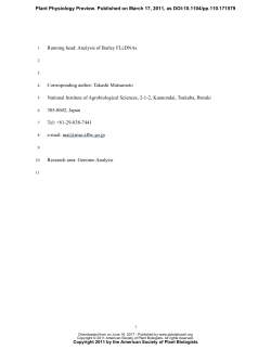 Comprehensive Sequence Analysis of 24783 Barley Full