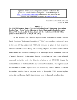 The Supreme Court of the State of Colorado