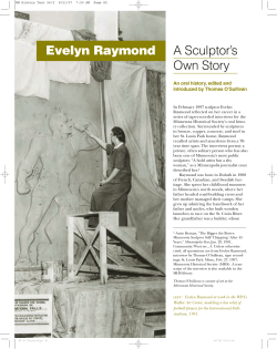 Evelyn Raymond, a sculptor`s own story : an oral