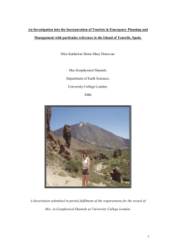 An Investigation Into The Incorporation Of Tourists In