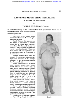 laurence-moon-biedl syndrome