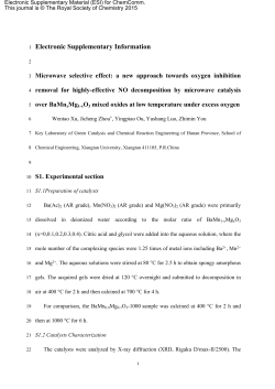 Microwave catalytic reduction of NO over Mn2O3/AC microwave