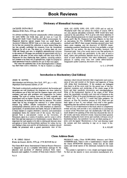 Introduction to Biochemistry (2nd Edition)