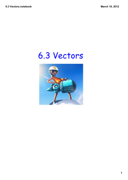 6.3 Vectors.notebook