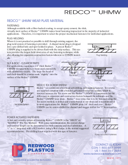 redco™ uhmw - Redwood Plastics