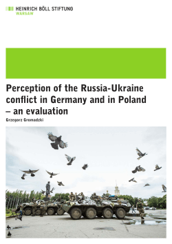 Perception of the Russia-Ukraine conflict in Germany and in Poland