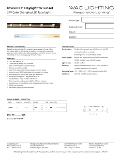 InvisiLED&reg; Daylight to Sunset