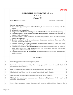 Q. Paper 2 - My Dear Students