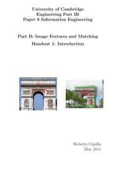 University of Cambridge Engineering Part IB Paper 8 Information