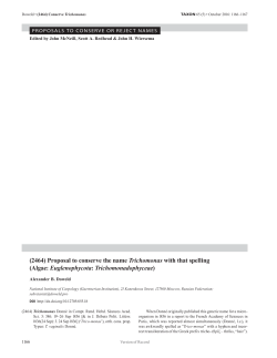 (2464) Proposal to conserve the name <i
