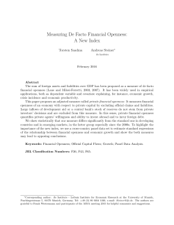 Measuring De Facto Financial Openness: A New
