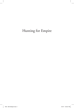Hunting for Empire