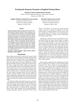 Tracking the Response Dynamics of Implicit Partisan Biases
