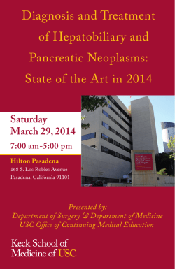 Diagnosis and Treatment of Hepatobiliary and