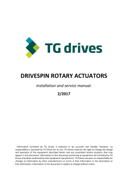 drivespin rotary actuators