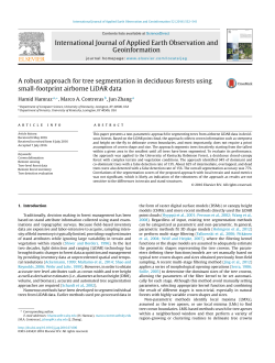A robust approach for tree segmentation in deciduous forests using
