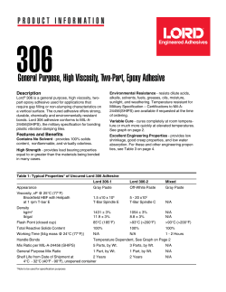 General Purpose, High Viscosity, Two