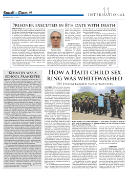 How a Haiti child sex ring was whitewashed
