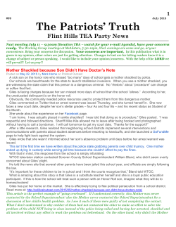 The Patriots` Truth - Flint Hills TEA Party